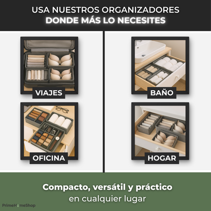 YOURHOME®  Organizadores de Ropa Interior Plegables - Pack de 3 unidades