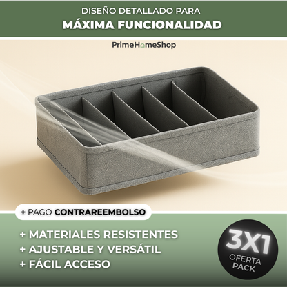 YOURHOME®  Organizadores de Ropa Interior Plegables - Pack de 3 unidades