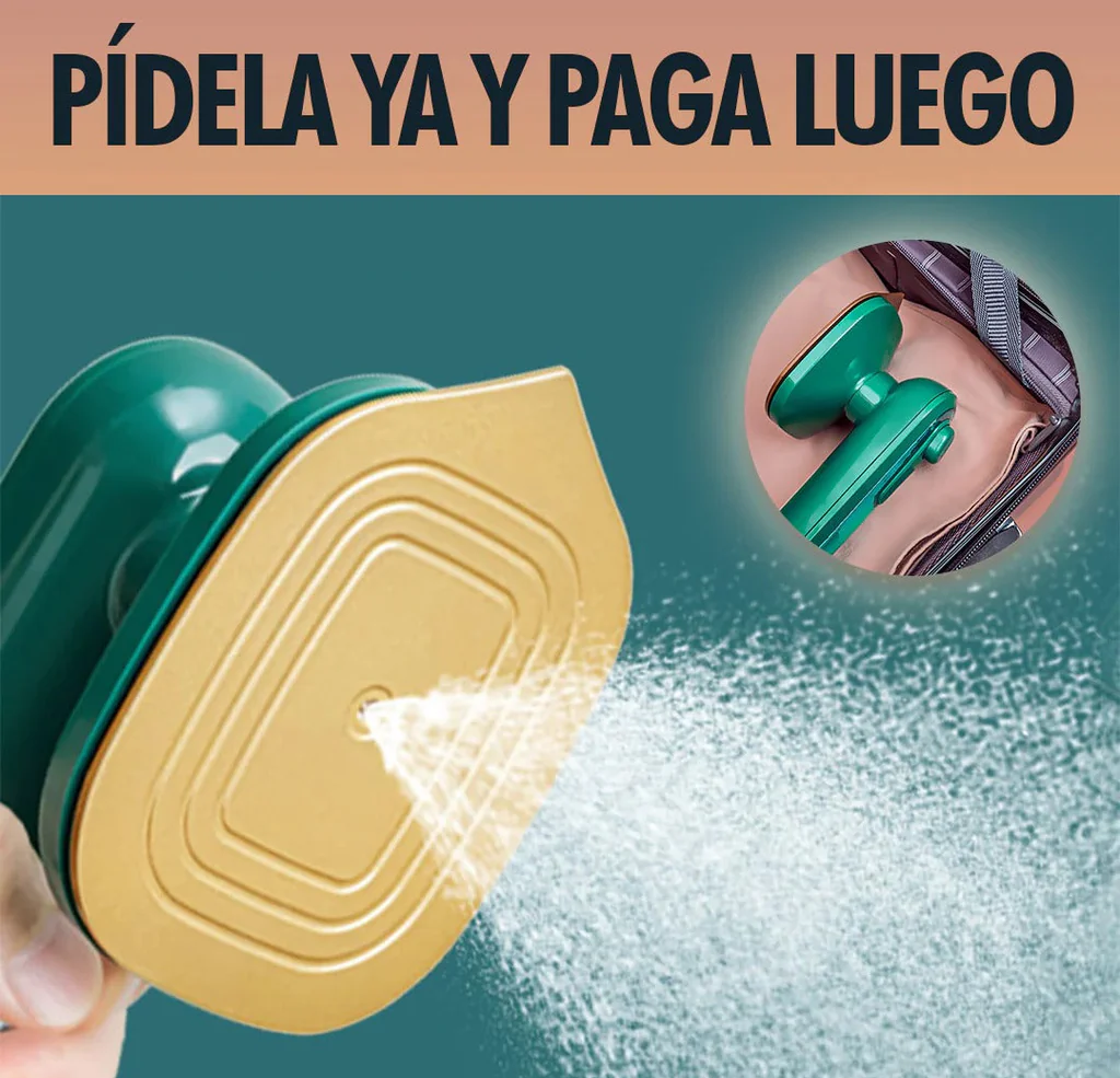STEAMAX®  Mini Plancha de Vapor Portátil